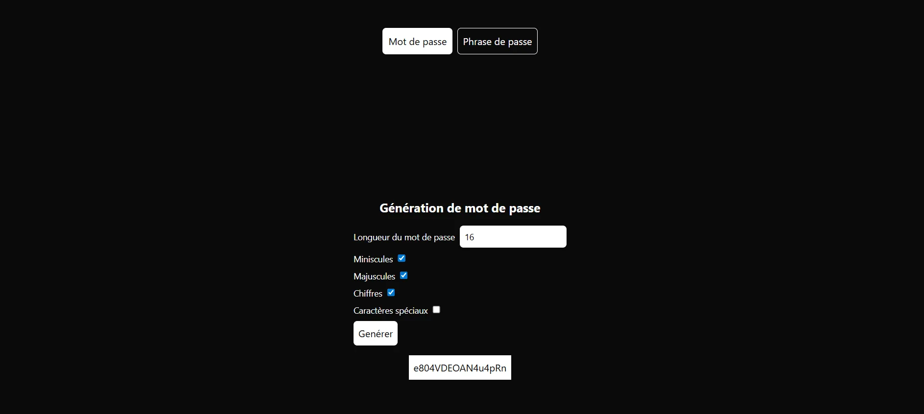 Projet DM Password